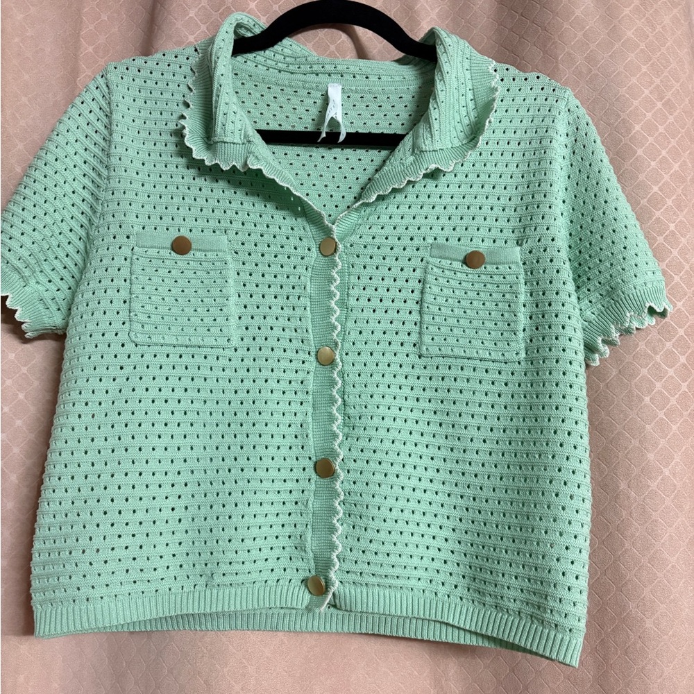 DREAMERS by Debut - Light green top